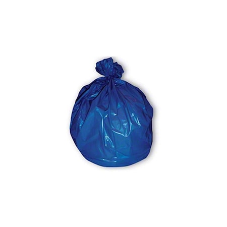 Homecare Products 30 x 43 in. High-Density Trash Coreless Can Liner, Blue Pack of 10 - 25 Packs per Case HO2490205